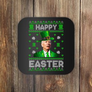 Joe Biden Happy Easter Confused Funny St Patrick's Day Coaster