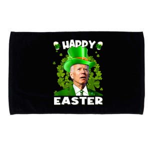 Joe Biden Happy Easter Confused Funny St Patrick's Day Microfiber Hand Towel