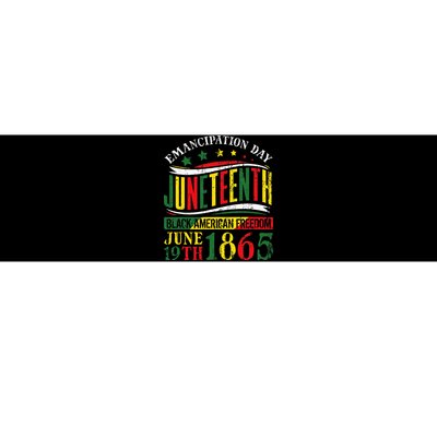 Juneteenth Black History Celebrating Black Freedom 1865 Bumper Sticker