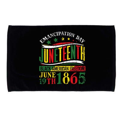 Juneteenth Black History Celebrating Black Freedom 1865 Microfiber Hand Towel