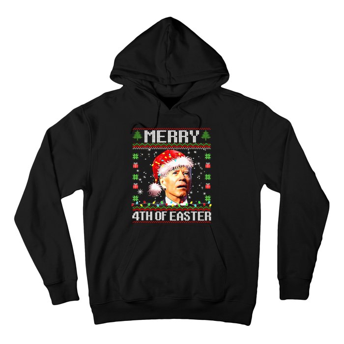 Joe Biden Happy 4th Easter Ugly Christmas Sweater Hoodie