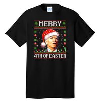 Joe Biden Happy 4th Easter Ugly Christmas Sweater Tall T-Shirt