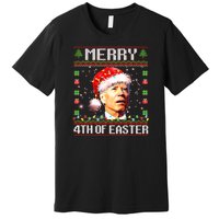 Joe Biden Happy 4th Easter Ugly Christmas Sweater Premium T-Shirt