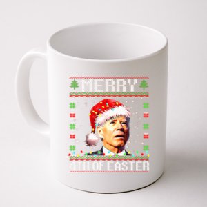 Joe Biden Happy 4th Easter Ugly Christmas Sweater Coffee Mug