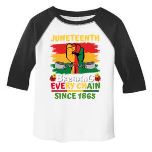 Junenth Black History Day Breaking Every Chain Since 1865 Gift Toddler Fine Jersey T-Shirt