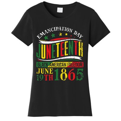 Juneteenth Black History Celebrating Black Freedom 1865 Women's T-Shirt