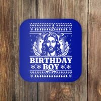 Jesus Birthday Happy Birthday Jesus Ugly Christmas Cool Gift Coaster