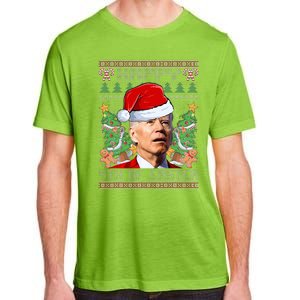 Joe Biden Happy 4th Easter Ugly Christmas Sweater  Adult ChromaSoft Performance T-Shirt