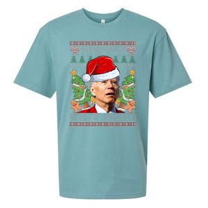 Joe Biden Happy 4th Easter Ugly Christmas Sweater  Sueded Cloud Jersey T-Shirt