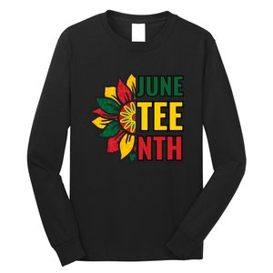 Juneteenth Black History American Flag African Long Sleeve Shirt