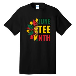 Juneteenth Black History American Flag African Tall T-Shirt