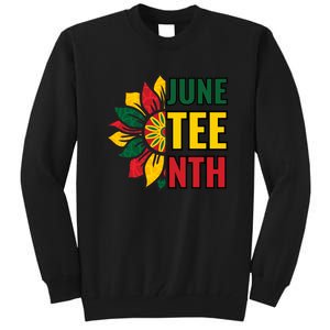 Juneteenth Black History American Flag African Tall Sweatshirt