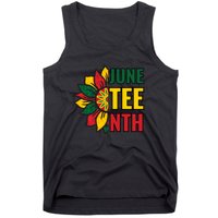 Juneteenth Black History American Flag African Tank Top