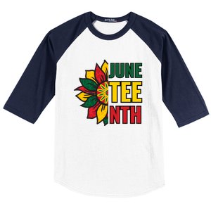 Juneteenth Black History American Flag African Baseball Sleeve Shirt