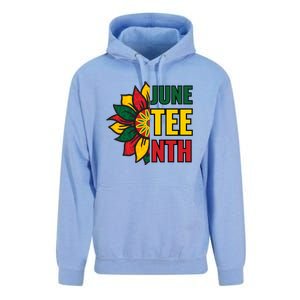 Juneteenth Black History American Flag African Unisex Surf Hoodie