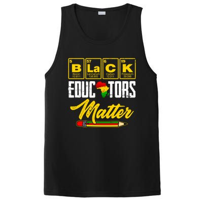 Juneteenth Black History Month Black Educators Matter Funny Gift PosiCharge Competitor Tank