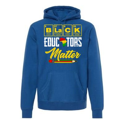 Juneteenth Black History Month Black Educators Matter Funny Gift Premium Hoodie