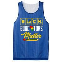 Juneteenth Black History Month Black Educators Matter Funny Gift Mesh Reversible Basketball Jersey Tank