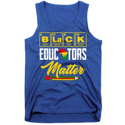 Juneteenth Black History Month Black Educators Matter Funny Gift Tank Top