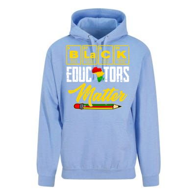 Juneteenth Black History Month Black Educators Matter Funny Gift Unisex Surf Hoodie