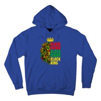 Juneteenth Black History Month Lion Black Father Leader Gift Hoodie