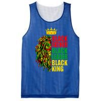 Juneteenth Black History Month Lion Black Father Leader Gift Mesh Reversible Basketball Jersey Tank