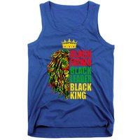 Juneteenth Black History Month Lion Black Father Leader Gift Tank Top