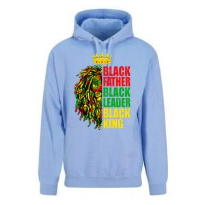 Juneteenth Black History Month Lion Black Father Leader Gift Unisex Surf Hoodie