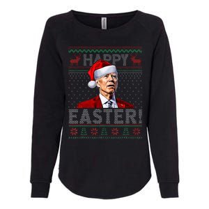 Joe Biden Happy Easter Ugly Christmas Sweater Womens California Wash Sweatshirt