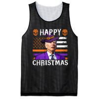 Joe Biden Happy Halloween Happy Christmas US Flag Mesh Reversible Basketball Jersey Tank