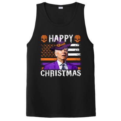 Joe Biden Happy Halloween Happy Christmas US Flag PosiCharge Competitor Tank