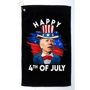 Joe Biden Happy Fourth Of July Gift Usa Flag Memorial Day Great Gift Platinum Collection Golf Towel