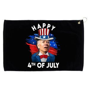 Joe Biden Happy Fourth Of July Gift Usa Flag Memorial Day Great Gift Grommeted Golf Towel