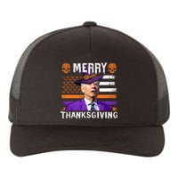 Joe Biden Happy Halloween Shirt Merry Thanksgiving US Flag Yupoong Adult 5-Panel Trucker Hat