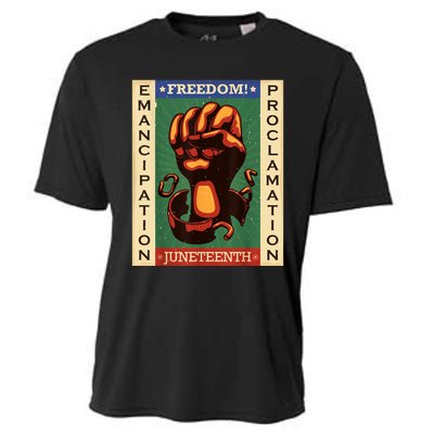 Juneteenth Black History American African Freedom Day Cooling Performance Crew T-Shirt