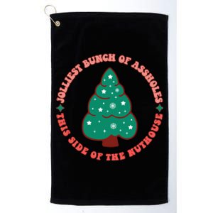 Jolliest Bunch Holiday Graphic Platinum Collection Golf Towel