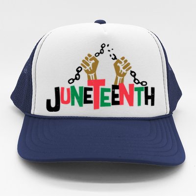 Juneteenth Black History Month Freedom Trucker Hat