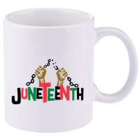 Juneteenth Black History Month Freedom 11oz C Handle Ceramic Mug