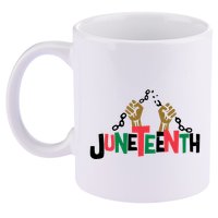 Juneteenth Black History Month Freedom 11oz C Handle Ceramic Mug
