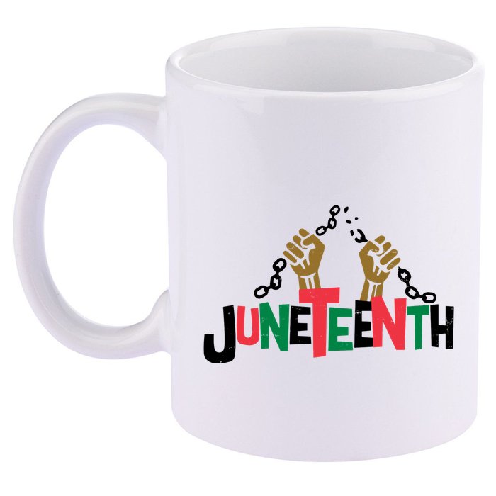 Juneteenth Black History Month Freedom 11oz C Handle Ceramic Mug