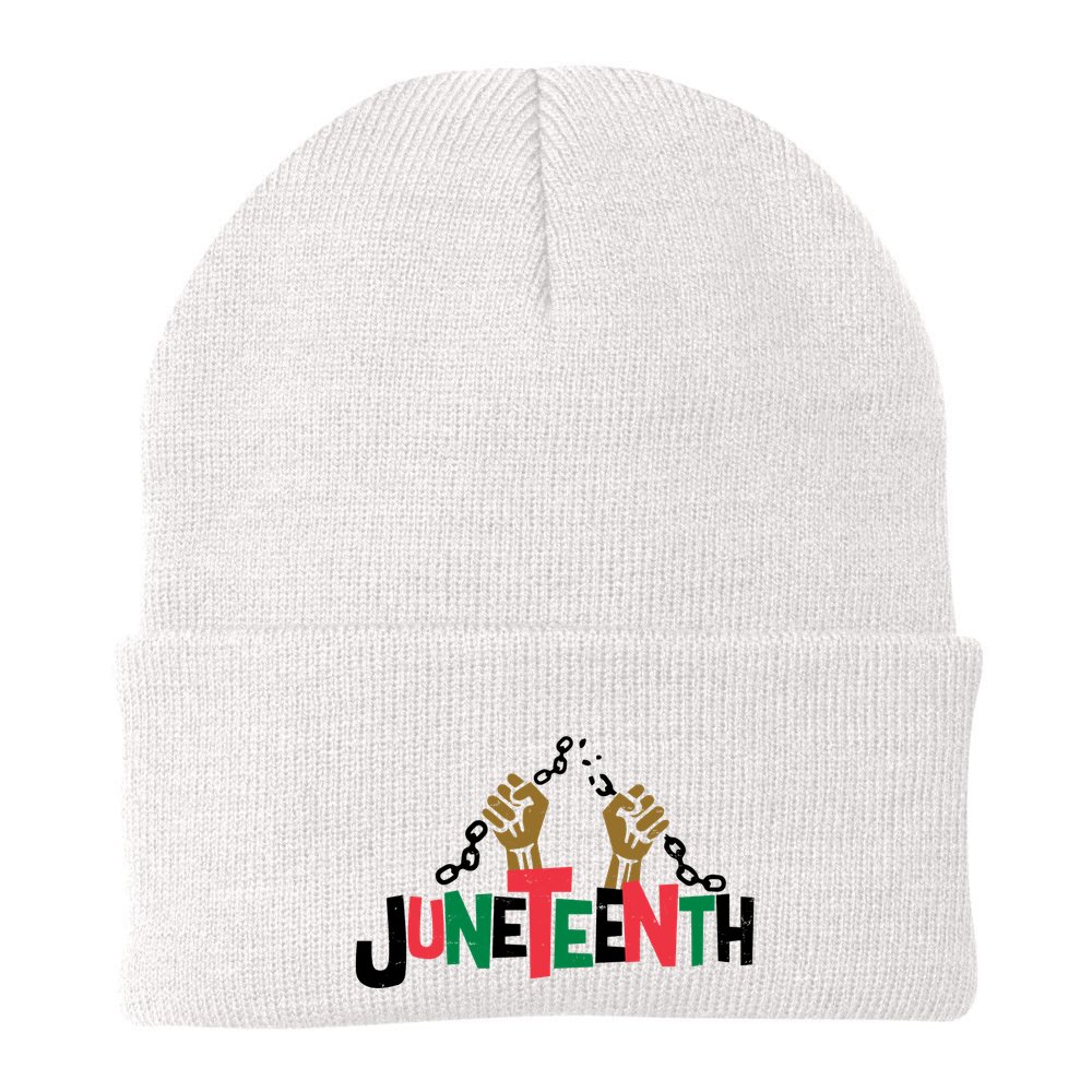 Juneteenth Black History Month Freedom Beanie
