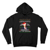 Joe Biden Happy 4th Easter Ugly Christmas Gift Tall Hoodie