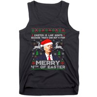 Joe Biden Happy 4th Easter Ugly Christmas Gift Tank Top