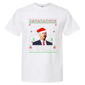 Joe Biden Happy 4th Easter Ugly Christmas Gift Garment-Dyed Heavyweight T-Shirt