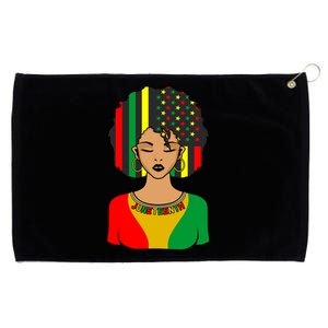 Juneteenth Black History Month Celebration Graphic Cool Gift Grommeted Golf Towel