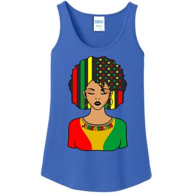 Juneteenth Black History Month Celebration Graphic Cool Gift Ladies Essential Tank