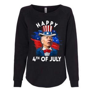 Joe Biden Happy Fourth Of July Funny Gift Usa Flag Memorial Day Cool Gift Womens California Wash Sweatshirt