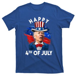 Joe Biden Happy Fourth Of July Funny Gift Usa Flag Memorial Day Cool Gift T-Shirt