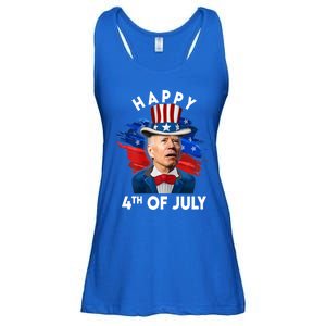 Joe Biden Happy Fourth Of July Funny Gift Usa Flag Memorial Day Cool Gift Ladies Essential Flowy Tank