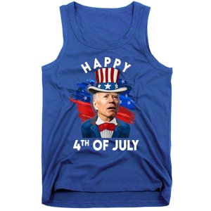 Joe Biden Happy Fourth Of July Funny Gift Usa Flag Memorial Day Cool Gift Tank Top